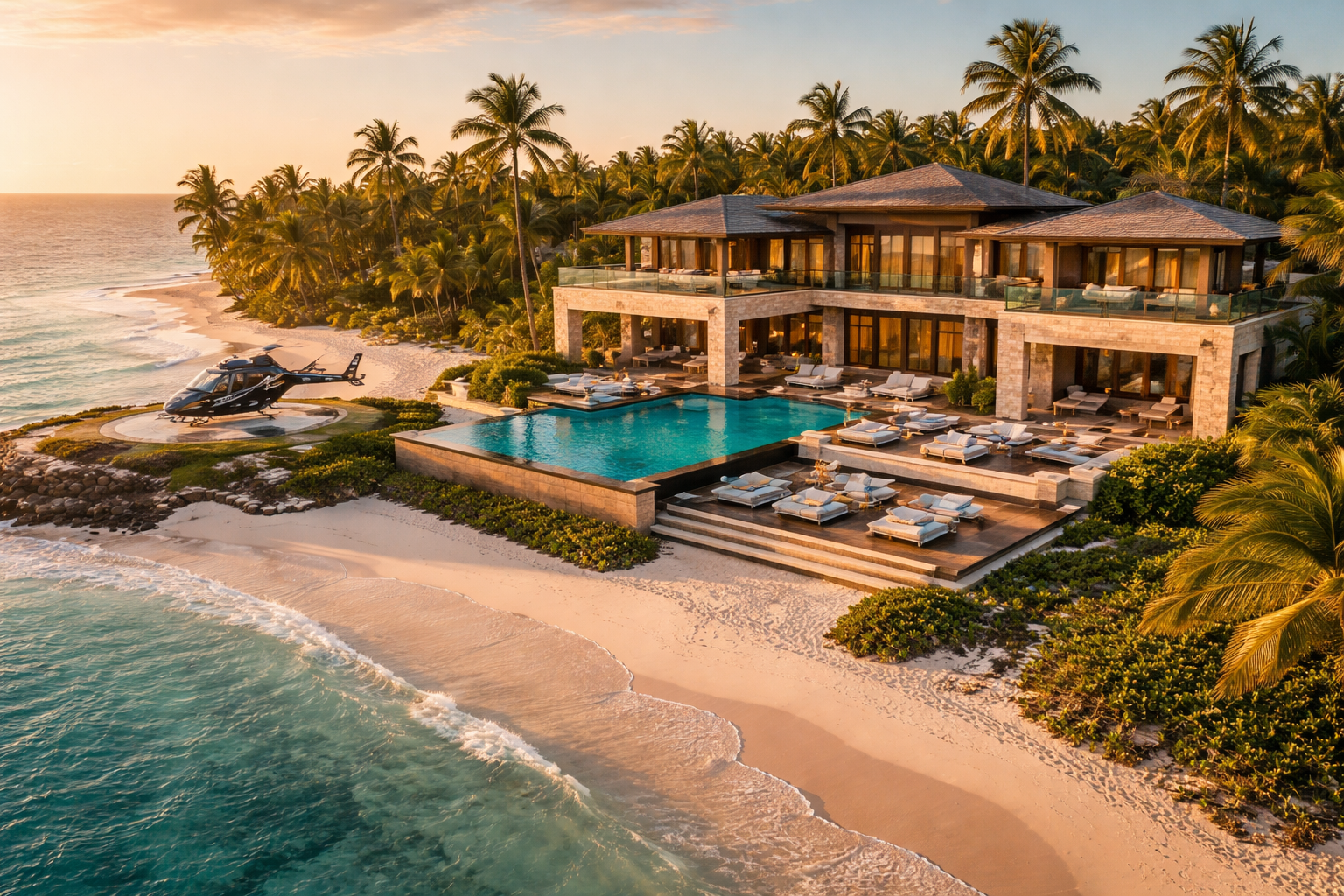 Luxurious resort complex in Punta Cana