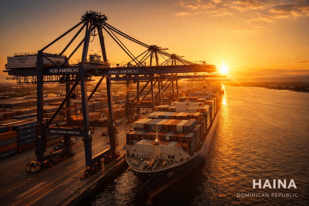 Hub logistique de la République Dominicaine et opportunités de Nearshoring pour les investisseurs internationaux.